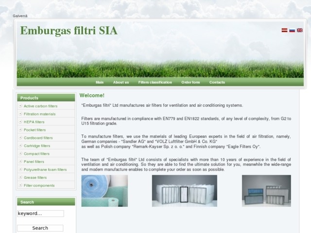 Emburgas Filtri, SIA